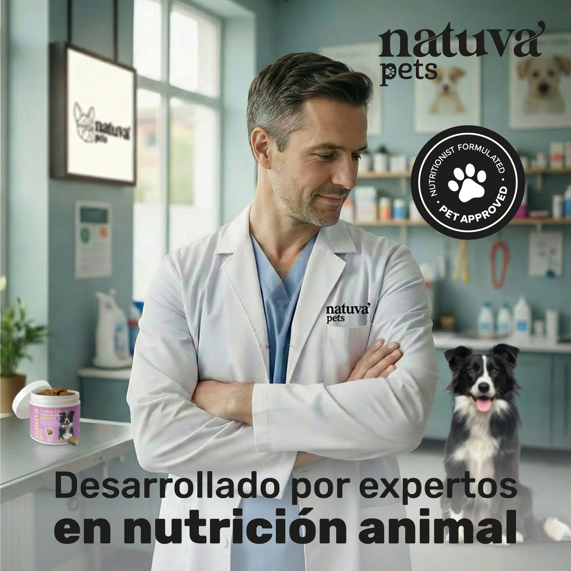 Calma Diaria para perros. Apoyo para la calma y el bienestar emocional