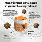 Duplo Calma + Piel y Pelaje para perros. Apoyo para la calma, piel sana, bienestar emocional y pelo brillante