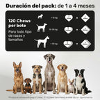 Duplo Calma + Piel y Pelaje para perros. Apoyo para la calma, piel sana, bienestar emocional y pelo brillante
