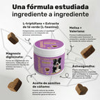 Duplo Calma + Polvo Dental para perros. Apoyo para la calma, higiene dental, bienestar emocional y aliento fresco