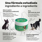 Duplo Calma + Polvo Dental para perros. Apoyo para la calma, higiene dental, bienestar emocional y aliento fresco