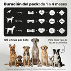 Pack Cuidado Total para perros. Calma, articulaciones, digestión, piel y pelaje - Natuva_Infograf_Pack Condro+Calma+Piel+Prob_PT03
