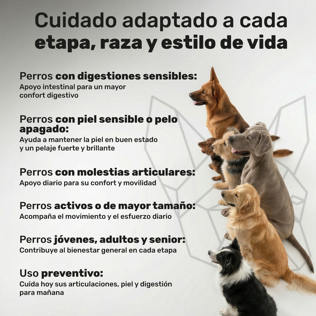 Pack Vitalidad Total para perros. Movilidad, piel sana y equilibrio intestinal - Natuva_Infograf_Pack Condro+Piel+Prob_PT05